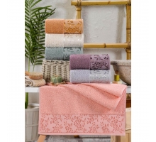 Махрові рушники AYD LUXURY COTTON "Гілочка" банні 70x140 (набір 6 шт.)