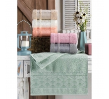 Махрові рушники AYD LUXURY COTTON "Панно" банні 70x140 (набір 6 шт.)